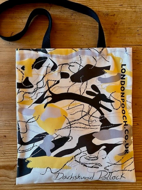 Dachshund Pollock Tote Bag