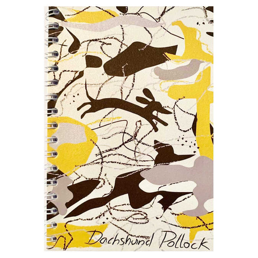 Dachshund Pollock Notebook