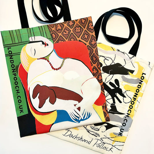 Dachshund Themed Tote Bags