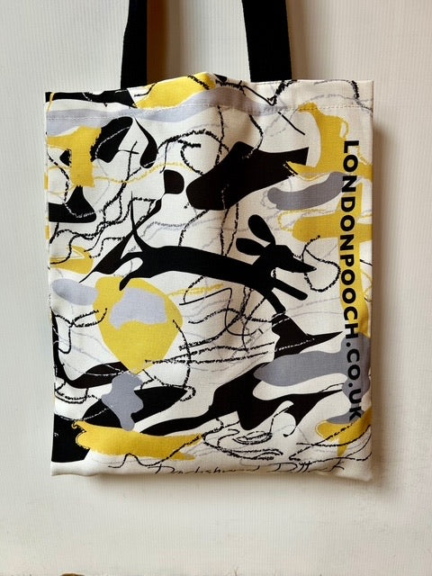 Dachshund Pollock Tote Bag