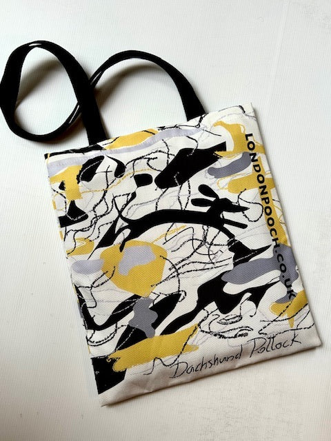 Dachshund Pollock Tote Bag